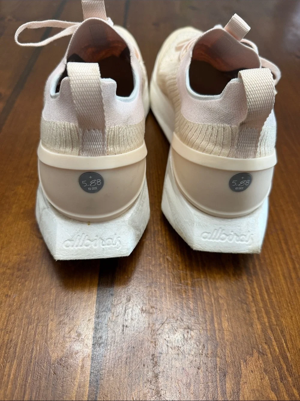 allbirds Men's Athletic Shoes in Light Pink/Cream